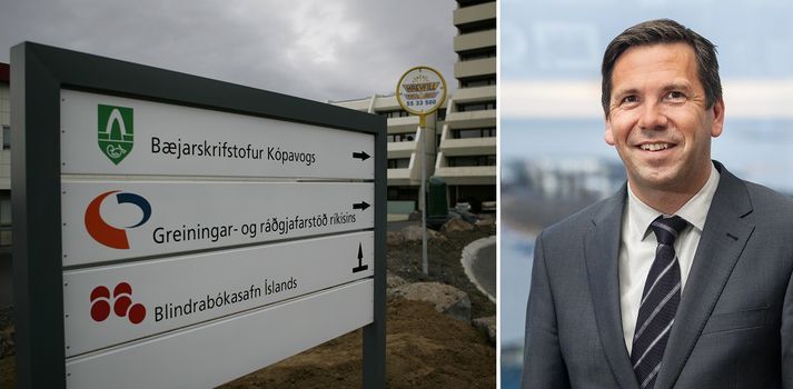 Ármann Kr. Ólafsson bæjarstjóri.