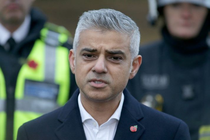 Sadiq Khan er borgarstjóri London.