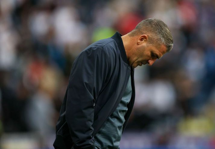 Ryan Lowe er búinn að kveðja Preston North End, strax eftir fyrsta leik tímabilsins.