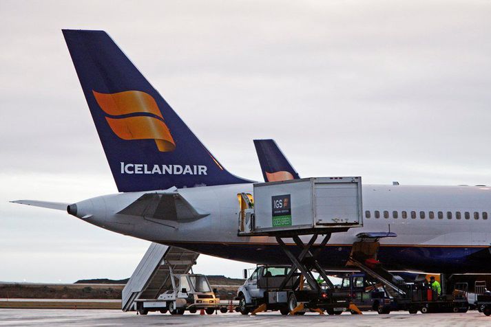Virði hlutabréfa í Icelandair hefur hækkað í dag.