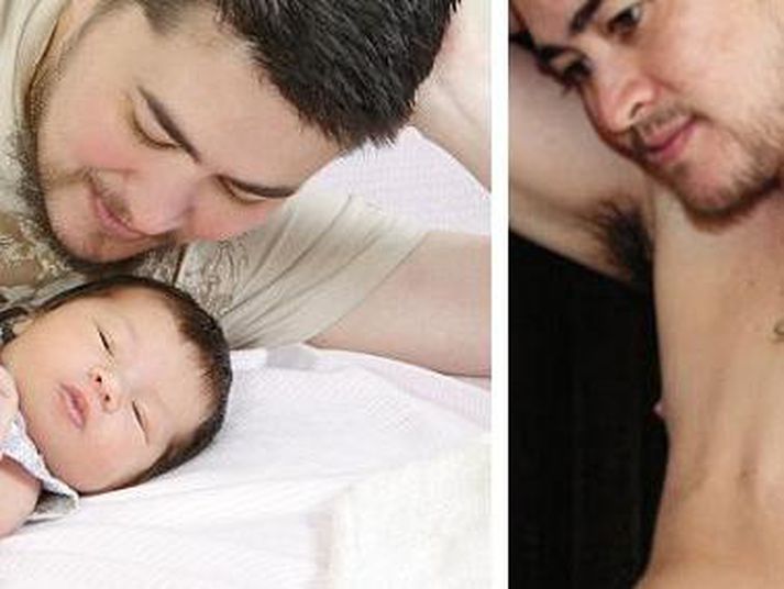 Thomas Beatie og dóttir hans Susan Juliette.