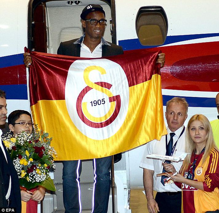 Drogba spilar með Galatasaray í dag.