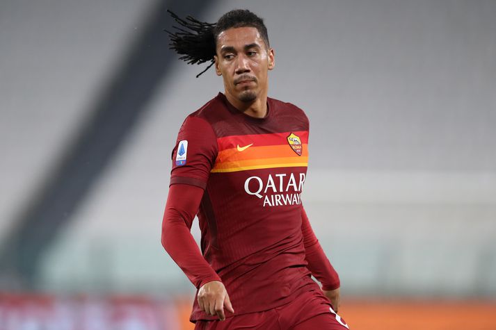 Smalling í leik með Roma.