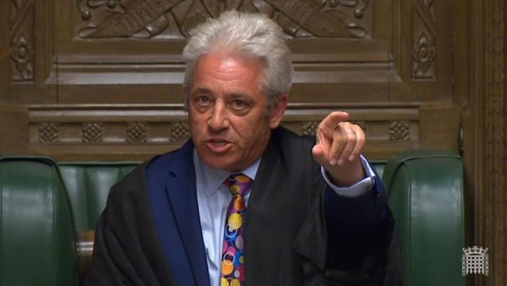 Bercow hefur reynst fyrrum félögum hans í Íhaldsflokknum erfiður ljár í þúfu í Brexit-málum í þinginu.