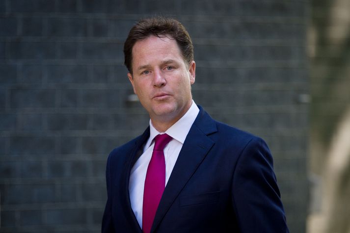Nick Clegg, aðstoðarforsætisráðherra Bretlands og leiðtogi Frjálsra demókrata.