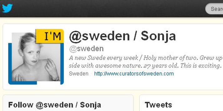Mynd af twittersíðu Sonju.