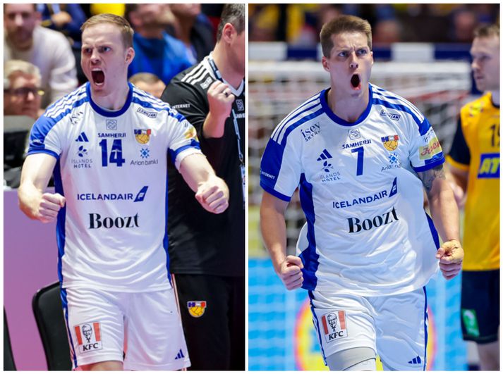 Viggó Kristjánsson og Ómar Ingi Magnússon skiluðu saman fimmtán mörkum úr sextán skotum í sigrinum á Svíum. Eina klikkið var vítið sem Ómar lét verja frá sér í upphafi leiks og eftir það fóru fimmtán skot í röð frá þeim beint í markið.