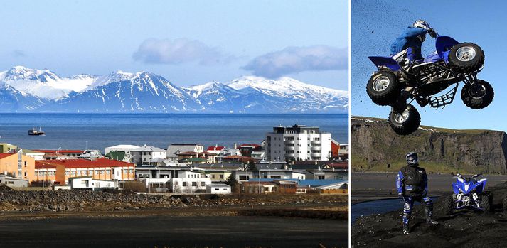 Maðurinn á fjórhjólinu tengist ekki fréttinni.