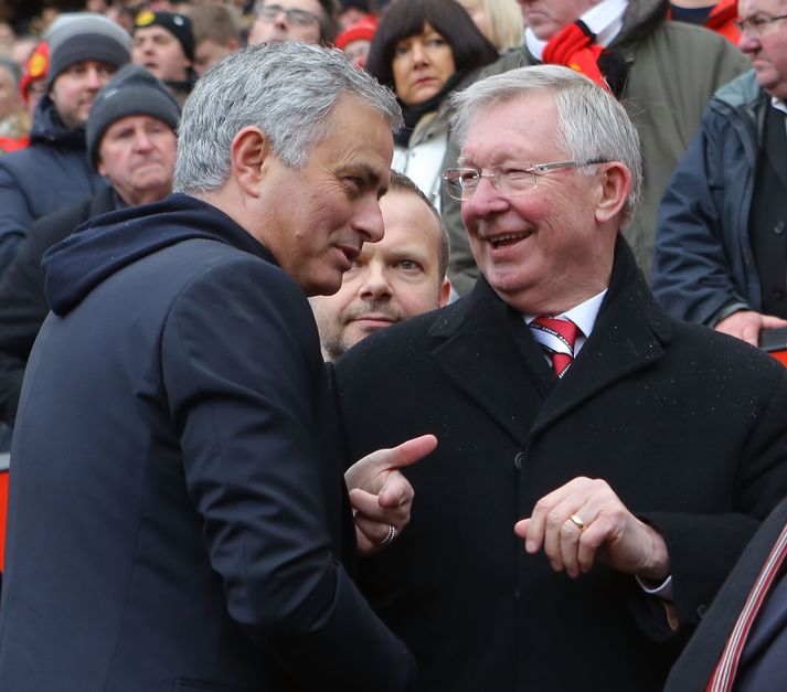 Frasakóngarnir Jose Mourinho og Sir Alex Ferguson.