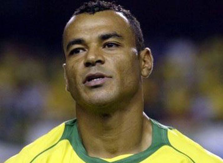 Cafu í brasilíska landsliðsbúningnum.