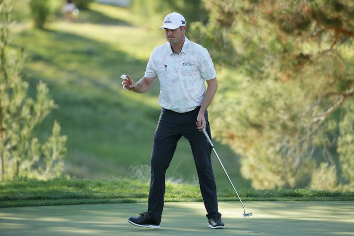 Jason Kokrak vann sitt fyrsta PGA-mót á ferlinum í gær.