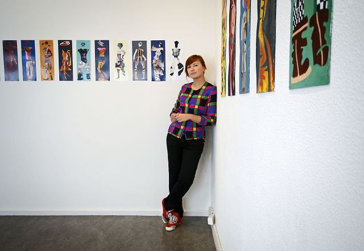 Nítján ára með einkasýningu í Gallerí Tukt.