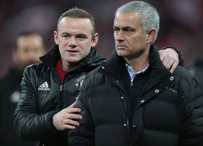Wayne Rooney spilaði undir stjórn Mourinho síðasta tímabil sitt hjá United