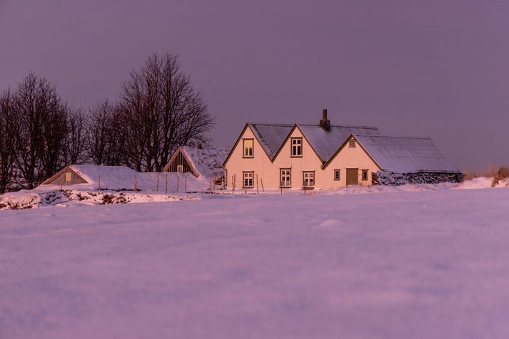 Vetur í Reykjavík.