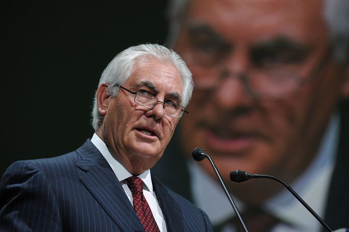 Rex W. Tillerson, yfirmaður olíurisans Exxon, verður utanríkisráðherra Bandaríkjanna.