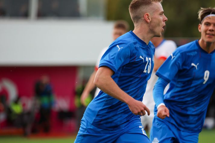 Sævar Atli Magnússon hefur verið að spila vel fyrir Lyngby og er í hópnum.