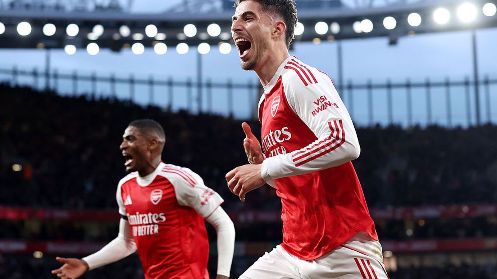 Sjáðu sigur­mark Havertz sem slapp við rauða spjaldið