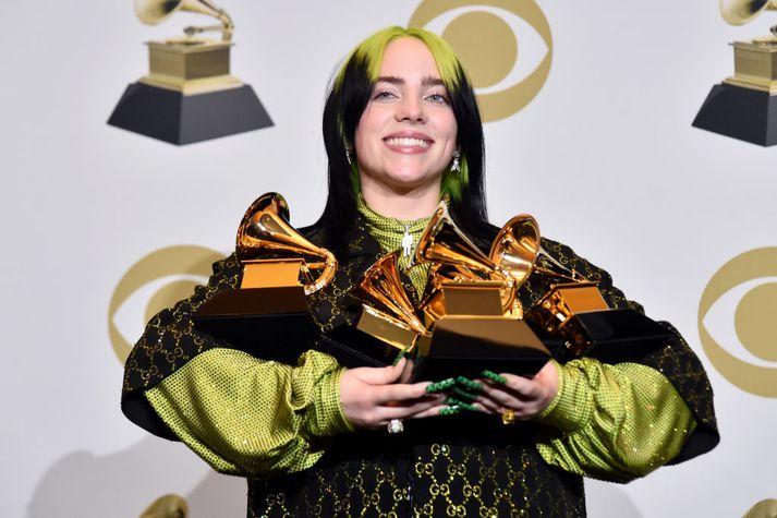 Billie Eilish og Matthew Tyler Vorce eru hætt saman. 