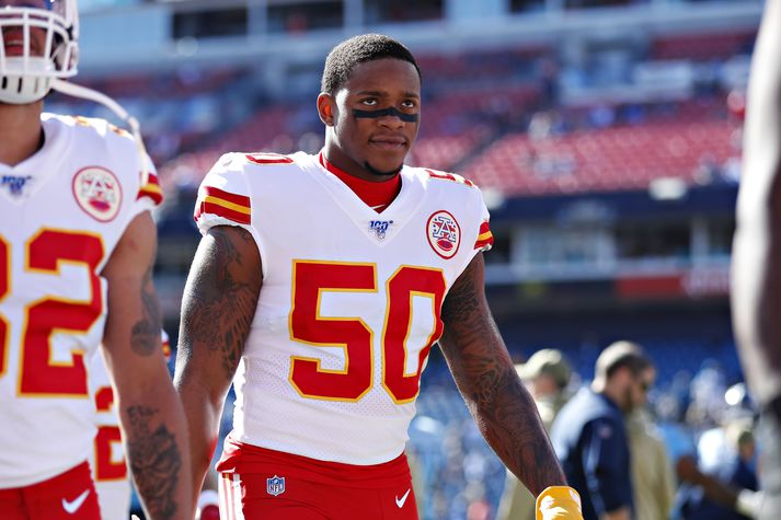 Darron Lee frá dögum sínum sem leikmaður NFL-liðsins Kansas City Chiefs.