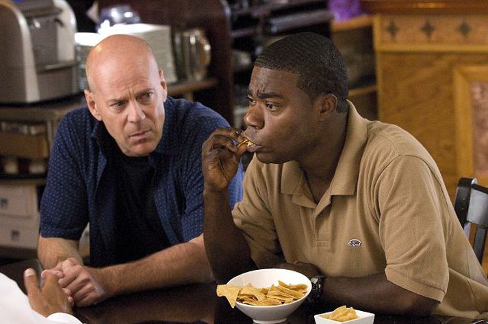 Bruce Willis og Tracy Morgan.