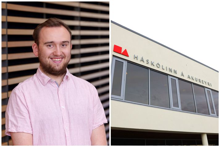 Jóhannes Már Pétursson er formaður Alþjóðanefndar Stúdentaráðs HA.