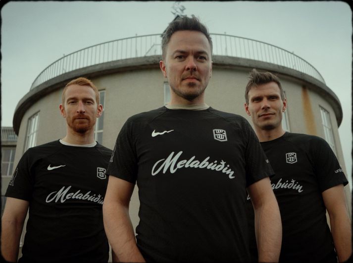 Aron Bjarki, Pálmi Rafn og Theodór Elmar leika með KV í sumar.
