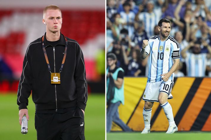 Lionel Messi spilaði með faðir Daníel Tristans hjá Barcelona.
