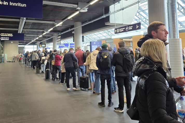 Það eru ansi margir á leið til útlanda fyrir páska.