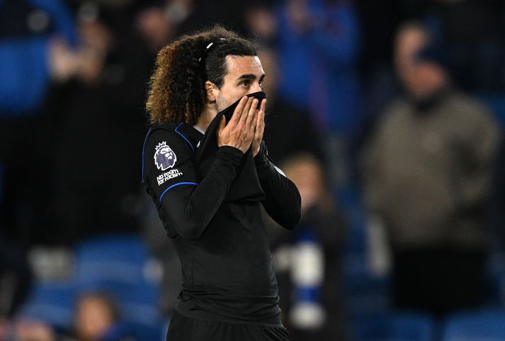 Marc Cucurella hefði betur haldið sér saman þegar hann settist í hárgreiðslustólinn. 