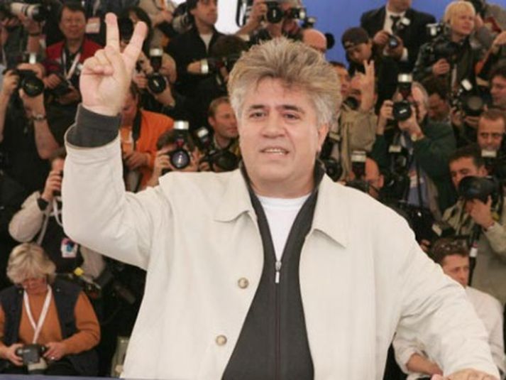 Óskarsverðlaunahafinn Pedro Almodova í Cannes.