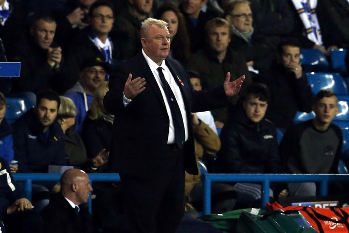 Steve Evans segir vanalega það sem hann er að hugsa.