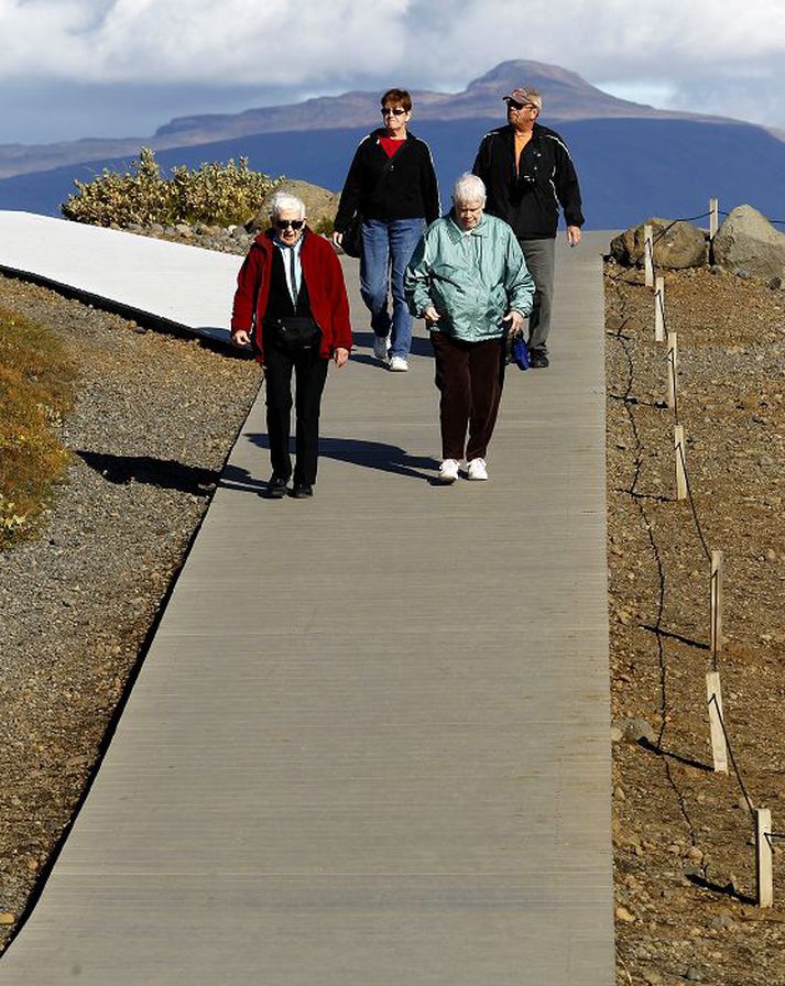 Alls fjölgaði erlendum ferðamönnum sem fóru frá Íslandi í gegnum Leifsstöð um 17,2 prósent á fyrstu sjö mánuðum ársins. FRÉTTABLAÐIÐ/PJETUR
