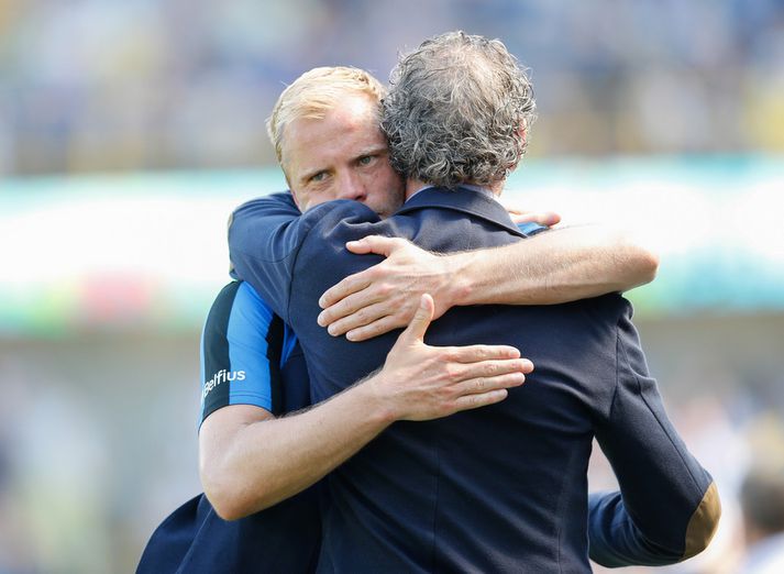 Eiður spilaði sinn síðasta leik með Club Brugge um helgina.