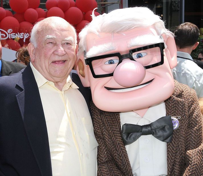 Ed Asner ljáði persónunni Carl Fredericksen rödd sína í myndinni Up frá árinu 2009.