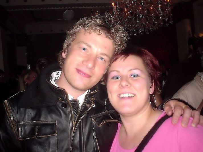 Hér er Fanney Dóra með Jamie Oliver þegar hann heimsótti Ísland fyrir nokkrum árum.