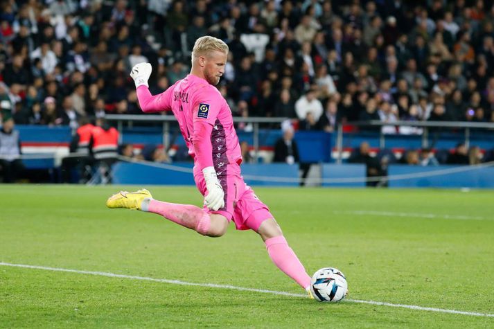 Kasper Schmeichel hefur leikið tíu deildarleiki fyrir Nice en gæti verið á förum strax í janúar.