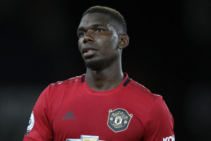 Paul Pogba í leik með Manchester United í vetur.