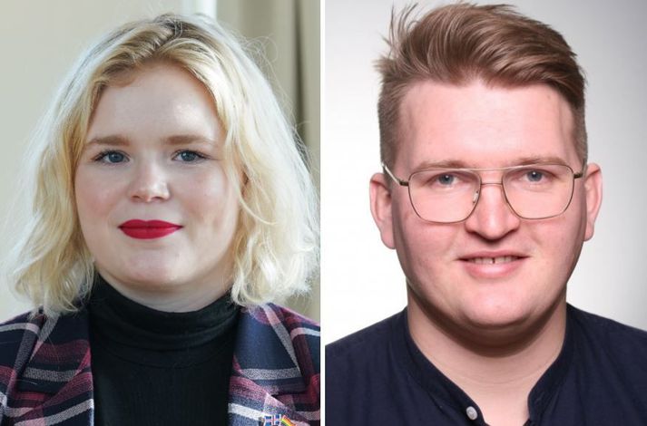 Hulda Hólmkelsdóttir og Bjarki Hjörleifsson.