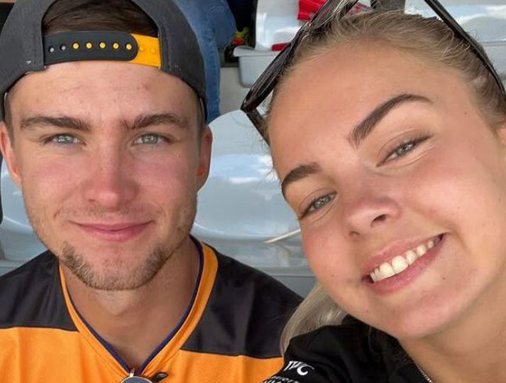 Elina Österli sá að eitthvað var að hjá Alexander Blonz og hringdi sem betur fer á sjúkrabíl.