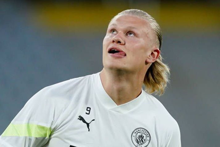 Tekst Erling Haaland að skora og leiða Manchester City loksins til sigurs í Meistaradeild Evrópu?