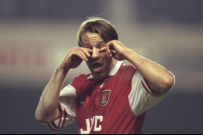 Paul Merson lék lengst af ferilsins með Arsenal.