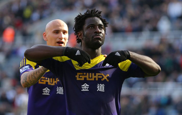 Wilfried Bony gerði vel hjá Swansea á síðustu leiktíð.