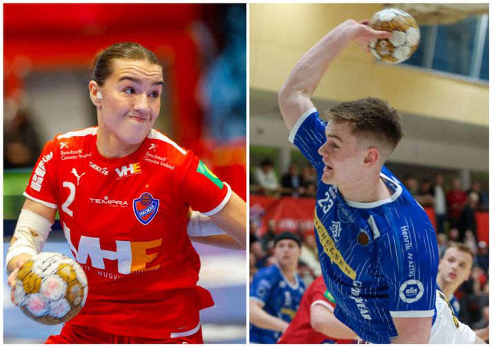 Elín Klara Þorkelsdóttir og Reynir Þór Stefánsson voru valin bestu leikmennirnir í Olís deildunum í handbolta í vetur.
