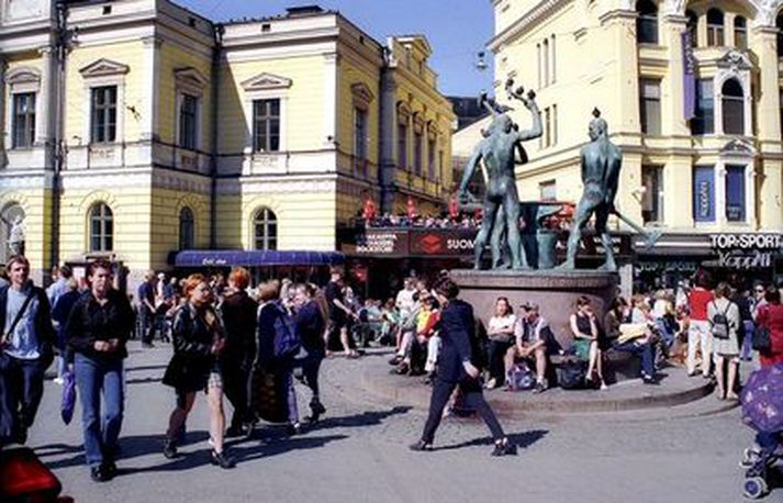 Frá Helsinki, höfuðborg Finnlands.