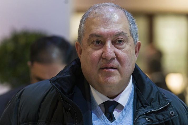 Armen Sarkissian hafði gegnt forsetaembættinu í Armeníu frá árinu 2018.