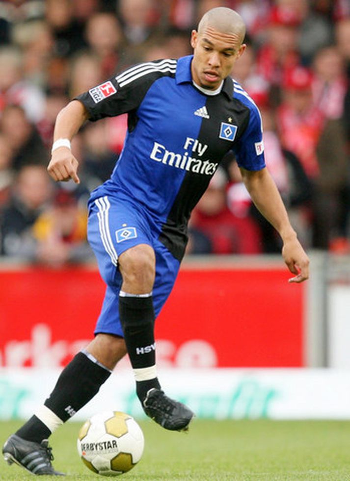 Nigel de Jong í leik með Hamburger Sportverein.