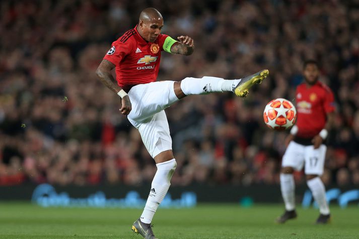 Ashley Young í leiknum í gær.