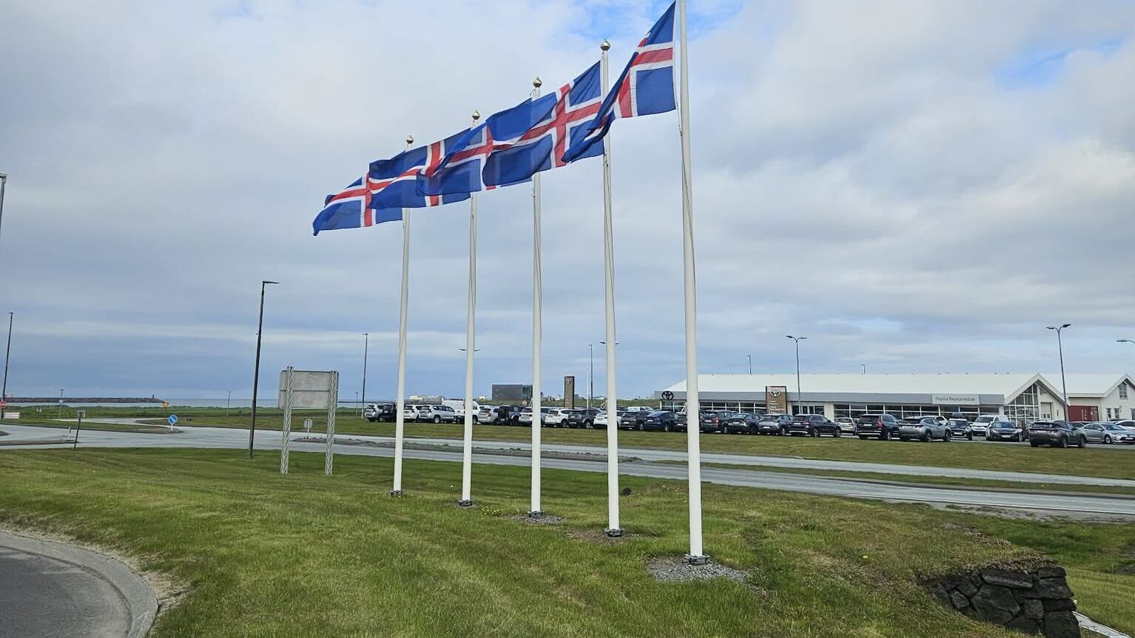 Biðja allar stofnanir bæjarins um að flagga í allt sumar
