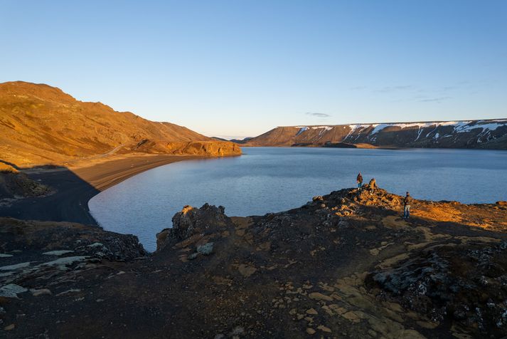 Nokkrir skjálftar hafa orðið nálægt Kleifarvatni.