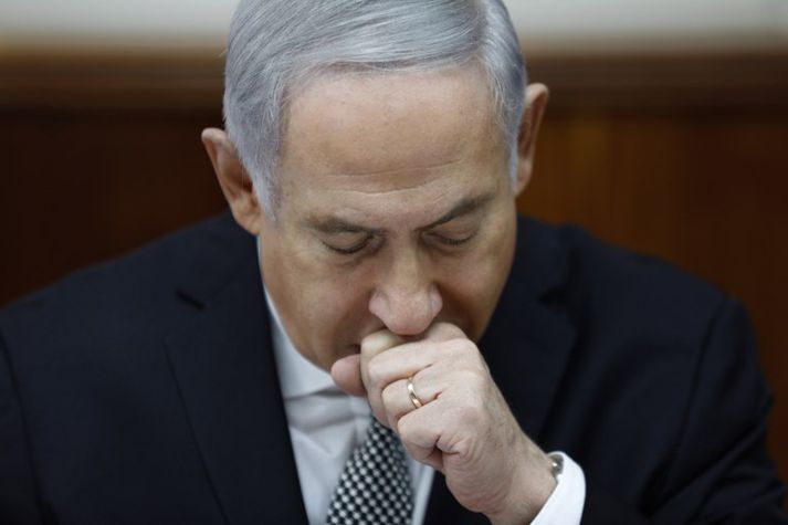 Netanyahu hefur verið með storminn í fangið síðustu misseri. Hann er sakaður um spillingu.